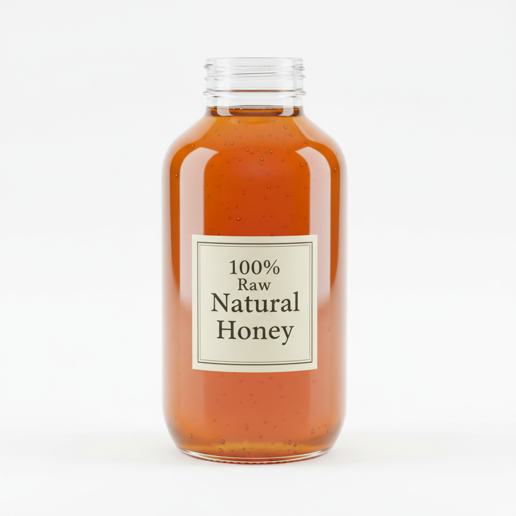 100% Raw Natural Honey – 24oz Bottle